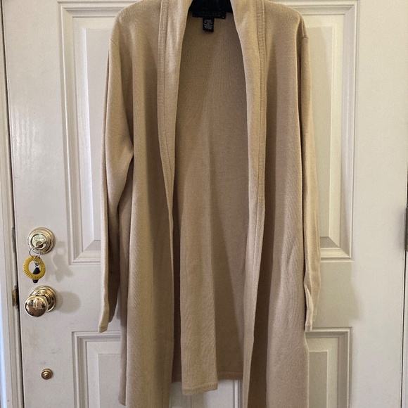 Dialogue UltraMerino Open Shawl Cardigan & Shell Set/Burgundy/Size L/NEW! - Picture 6 of 8